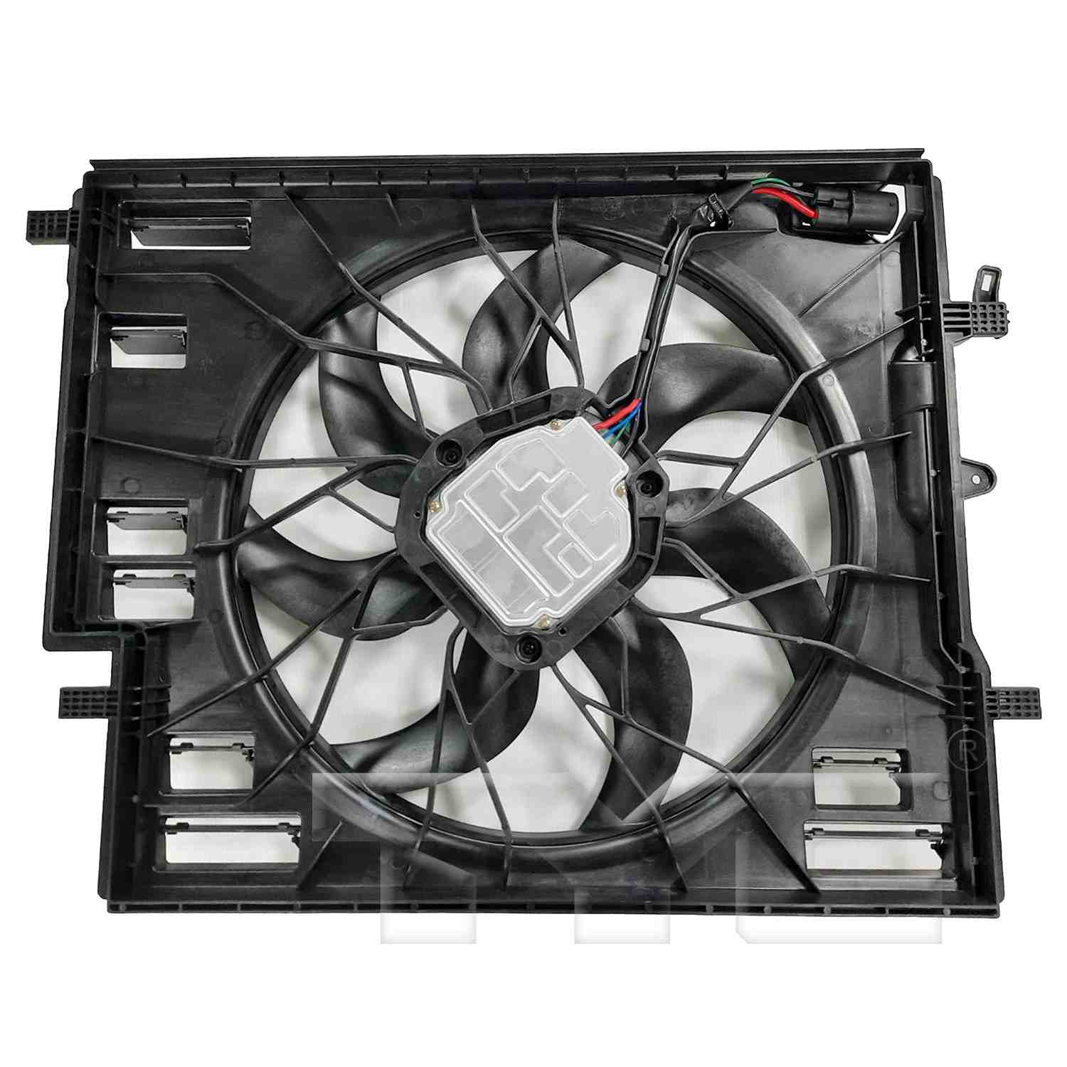 TYC Dual Radiator and Condenser Fan Assembly 624840