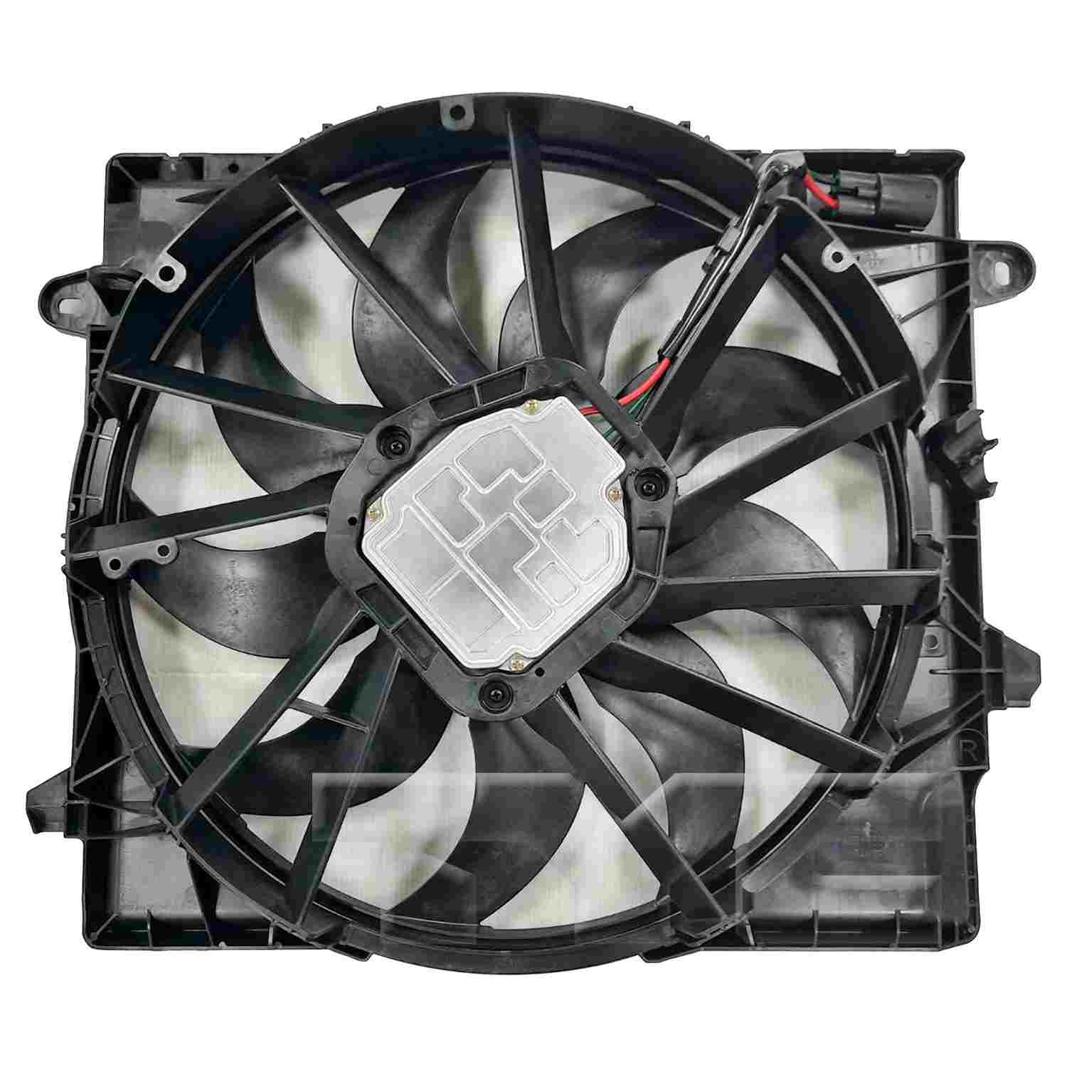 TYC Dual Radiator and Condenser Fan Assembly 624850