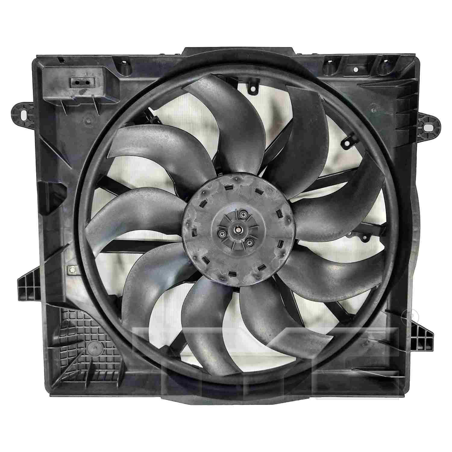 TYC Dual Radiator and Condenser Fan Assembly 624850