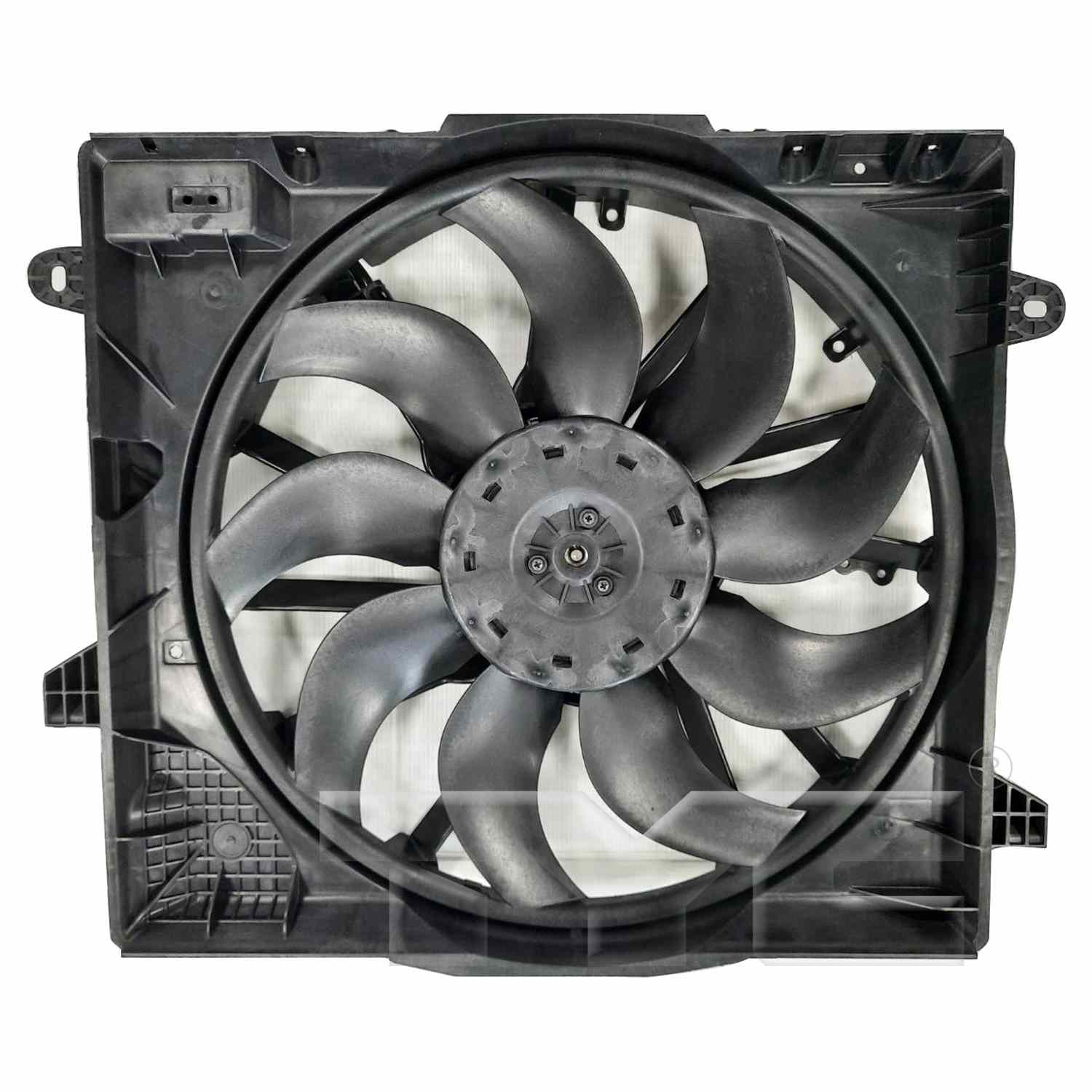 TYC Dual Radiator and Condenser Fan Assembly 624860