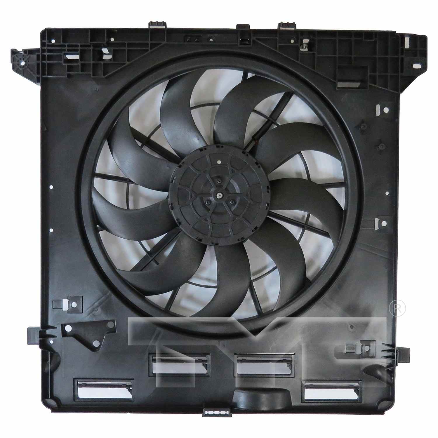 TYC Dual Radiator and Condenser Fan Assembly 624880