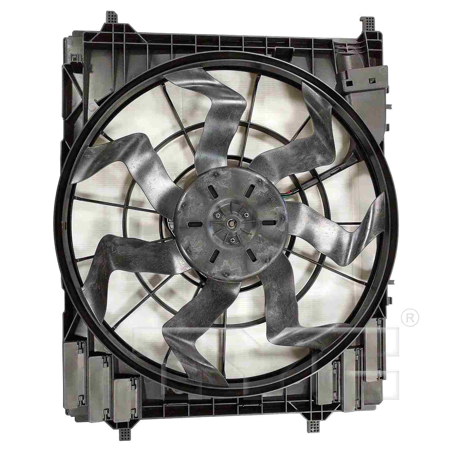 TYC Dual Radiator and Condenser Fan Assembly 624900