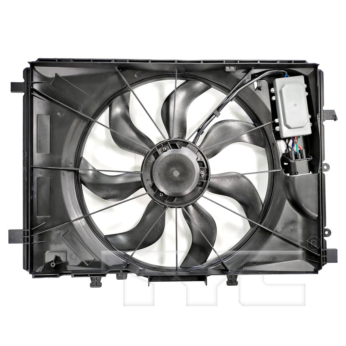 TYC Dual Radiator and Condenser Fan Assembly 624930