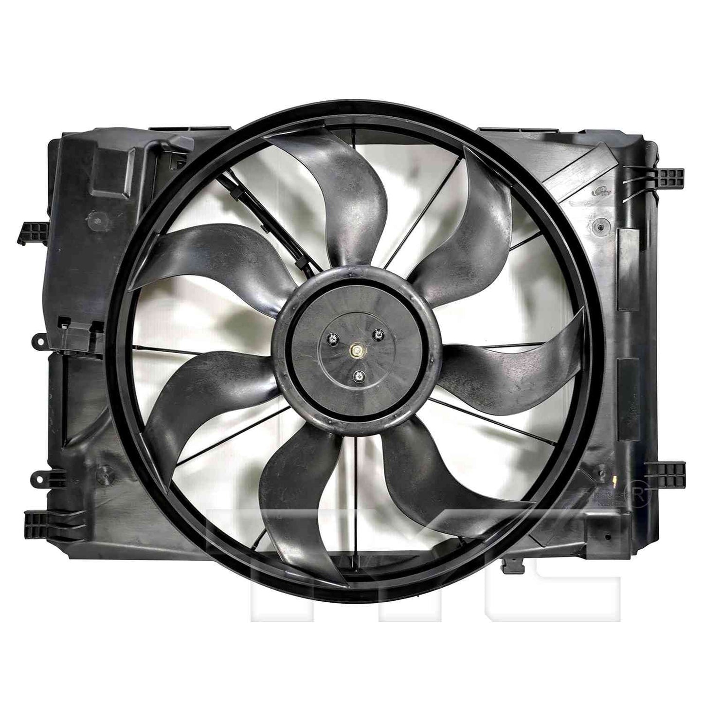 TYC Dual Radiator and Condenser Fan Assembly 624930