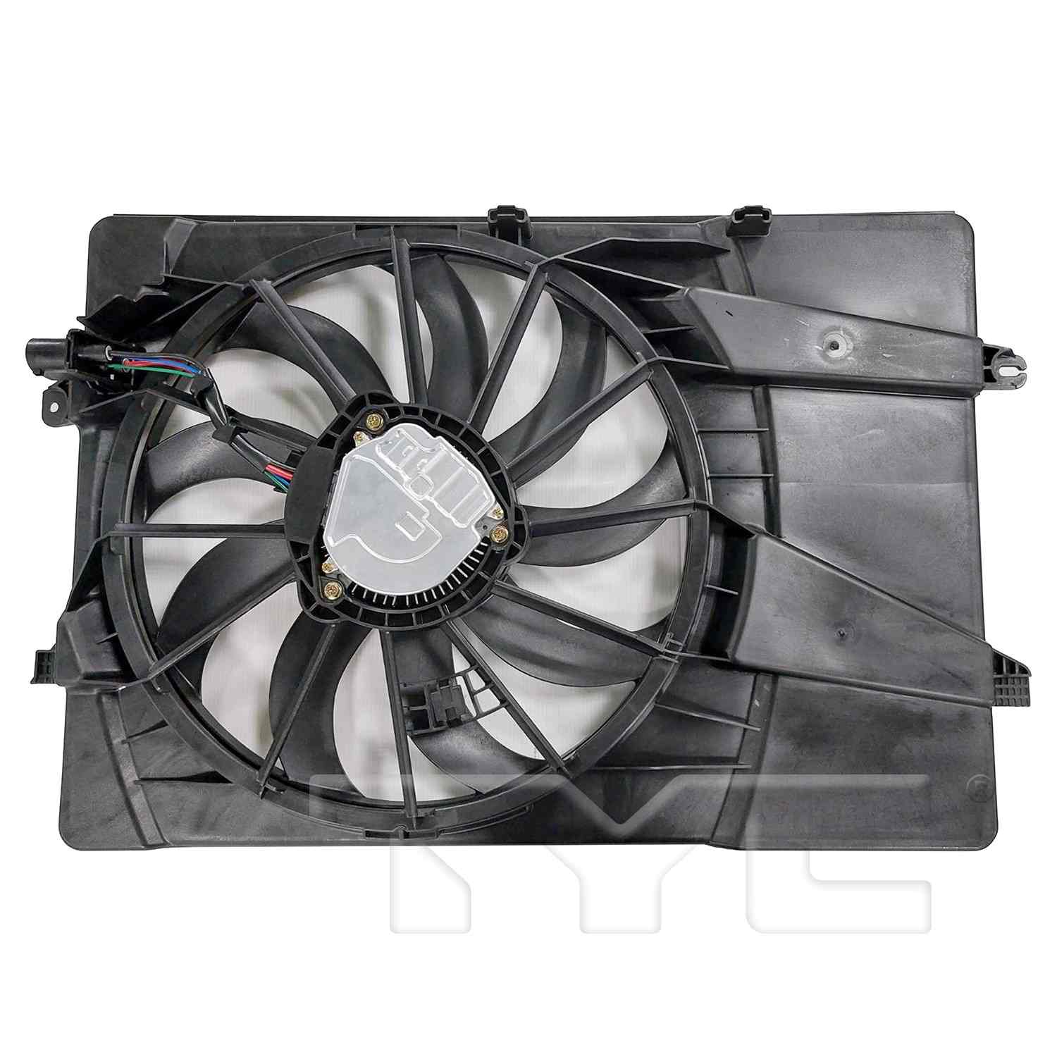 TYC Dual Radiator and Condenser Fan Assembly 624990