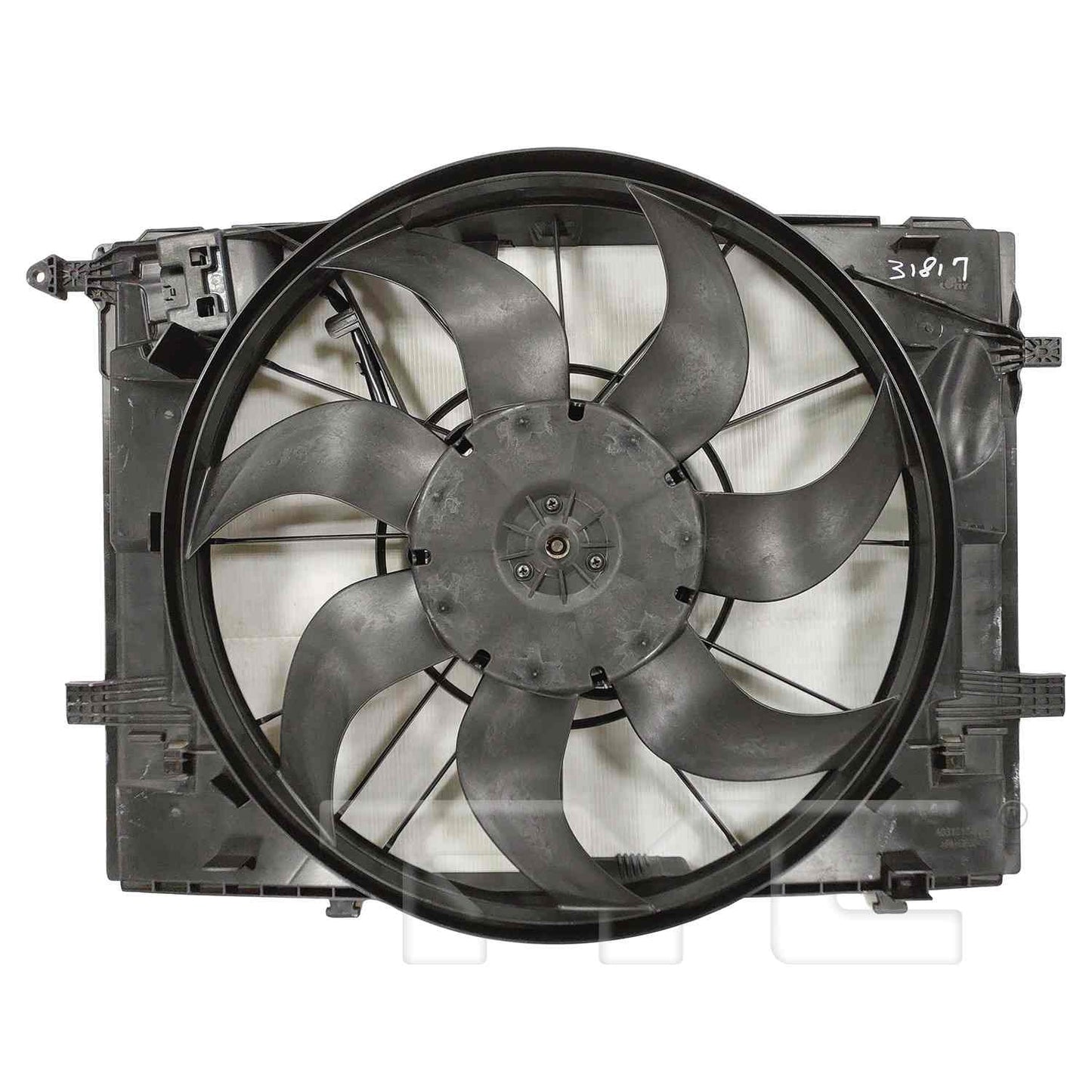 TYC Dual Radiator and Condenser Fan Assembly 625000