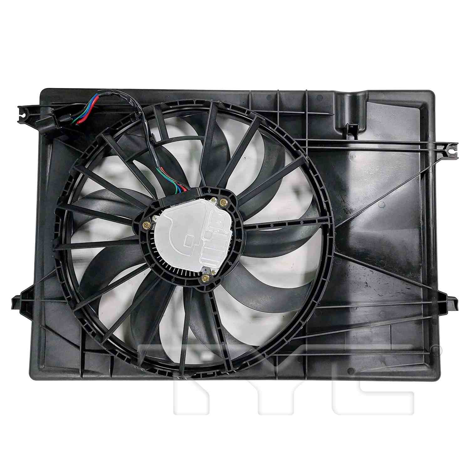 TYC Dual Radiator and Condenser Fan Assembly 625060