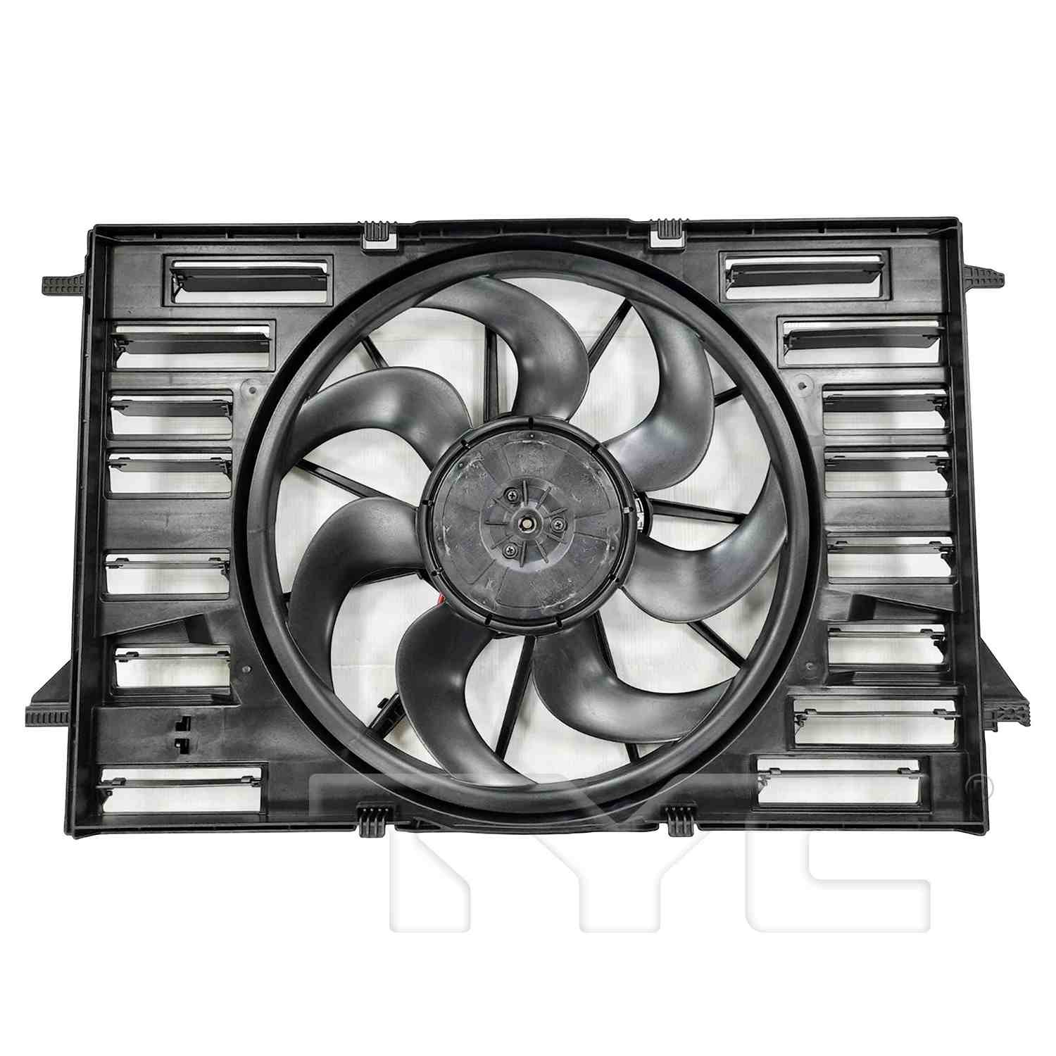 TYC Dual Radiator and Condenser Fan Assembly 625080