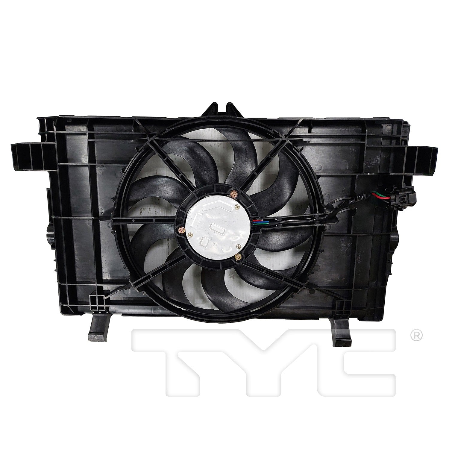 TYC Dual Radiator and Condenser Fan Assembly 625310 image 3