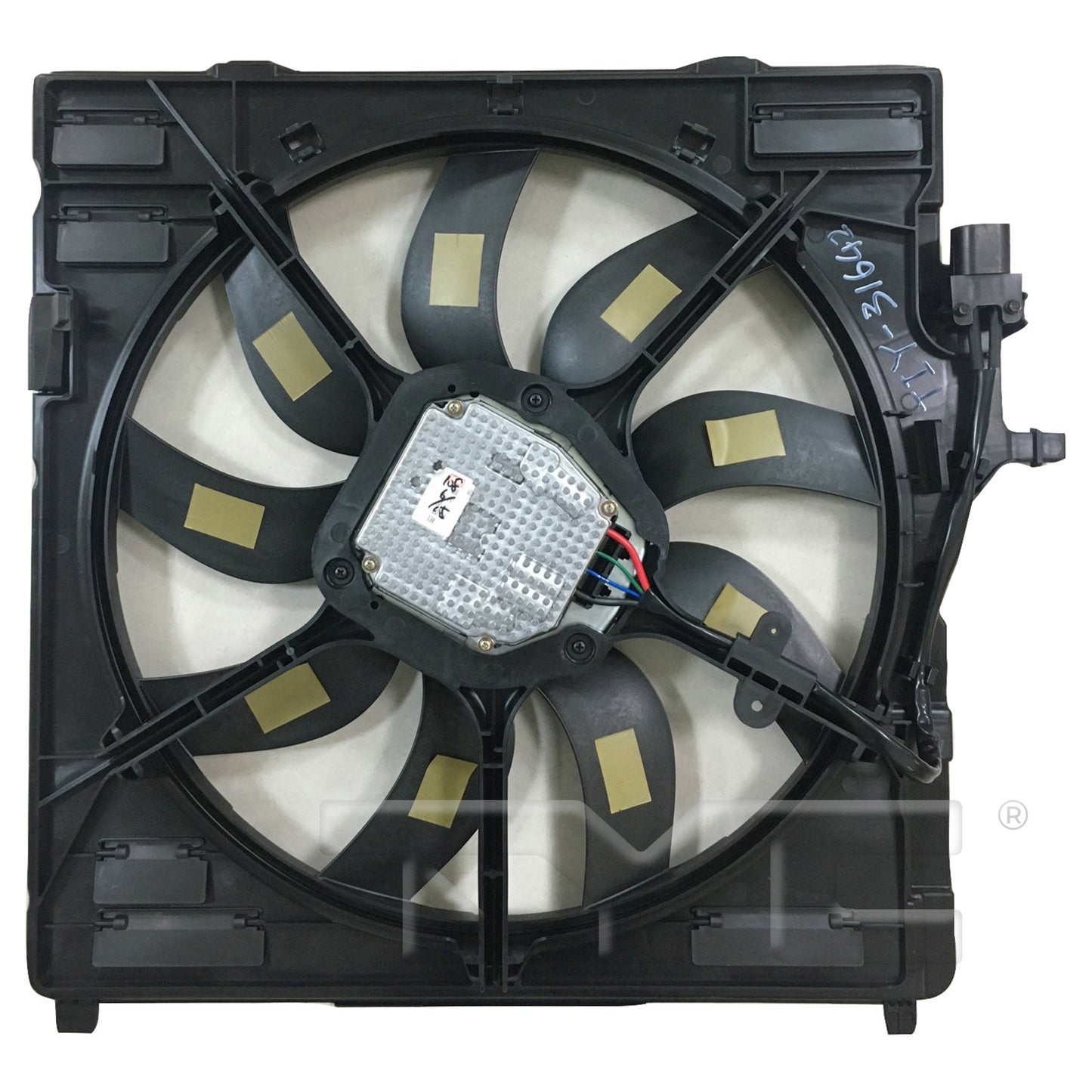 TYC Dual Radiator and Condenser Fan Assembly 625450 image 3