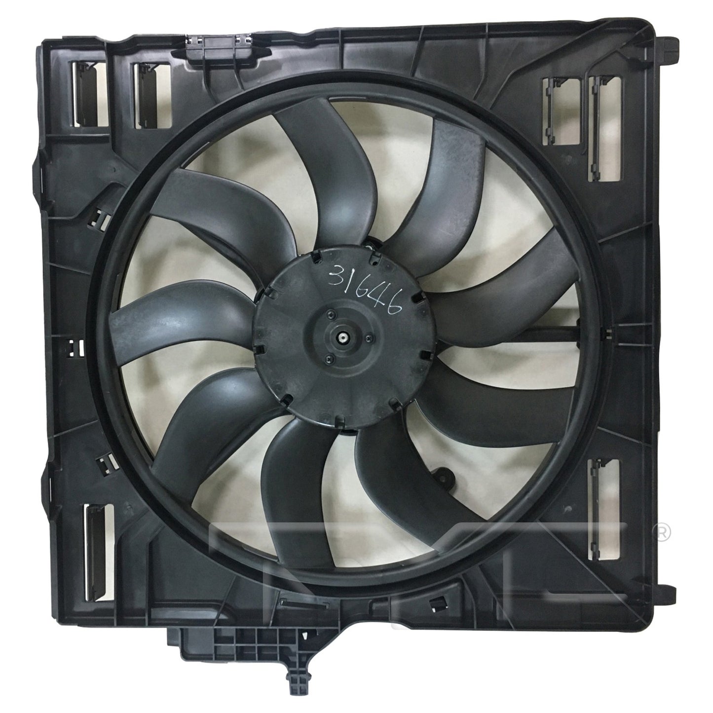 TYC Dual Radiator and Condenser Fan Assembly 625450 main image