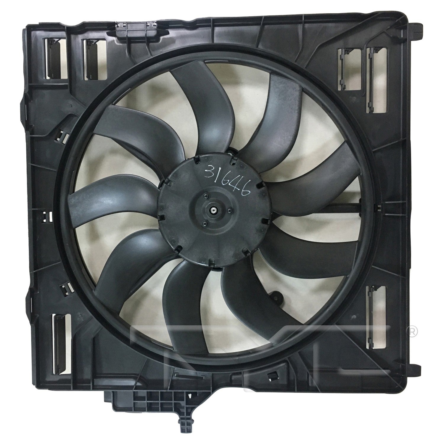 TYC Dual Radiator and Condenser Fan Assembly 625450 main image