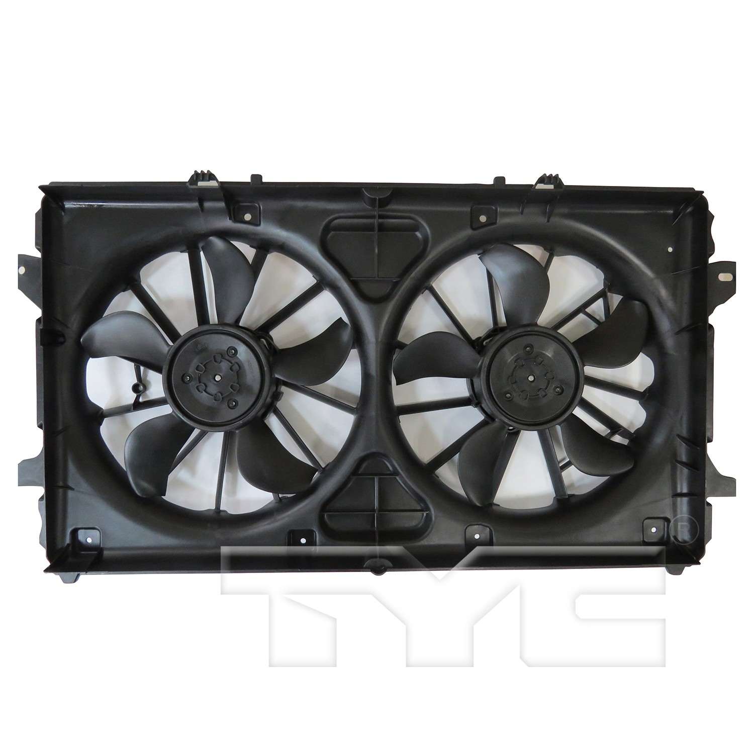 TYC Dual Radiator and Condenser Fan Assembly 626000