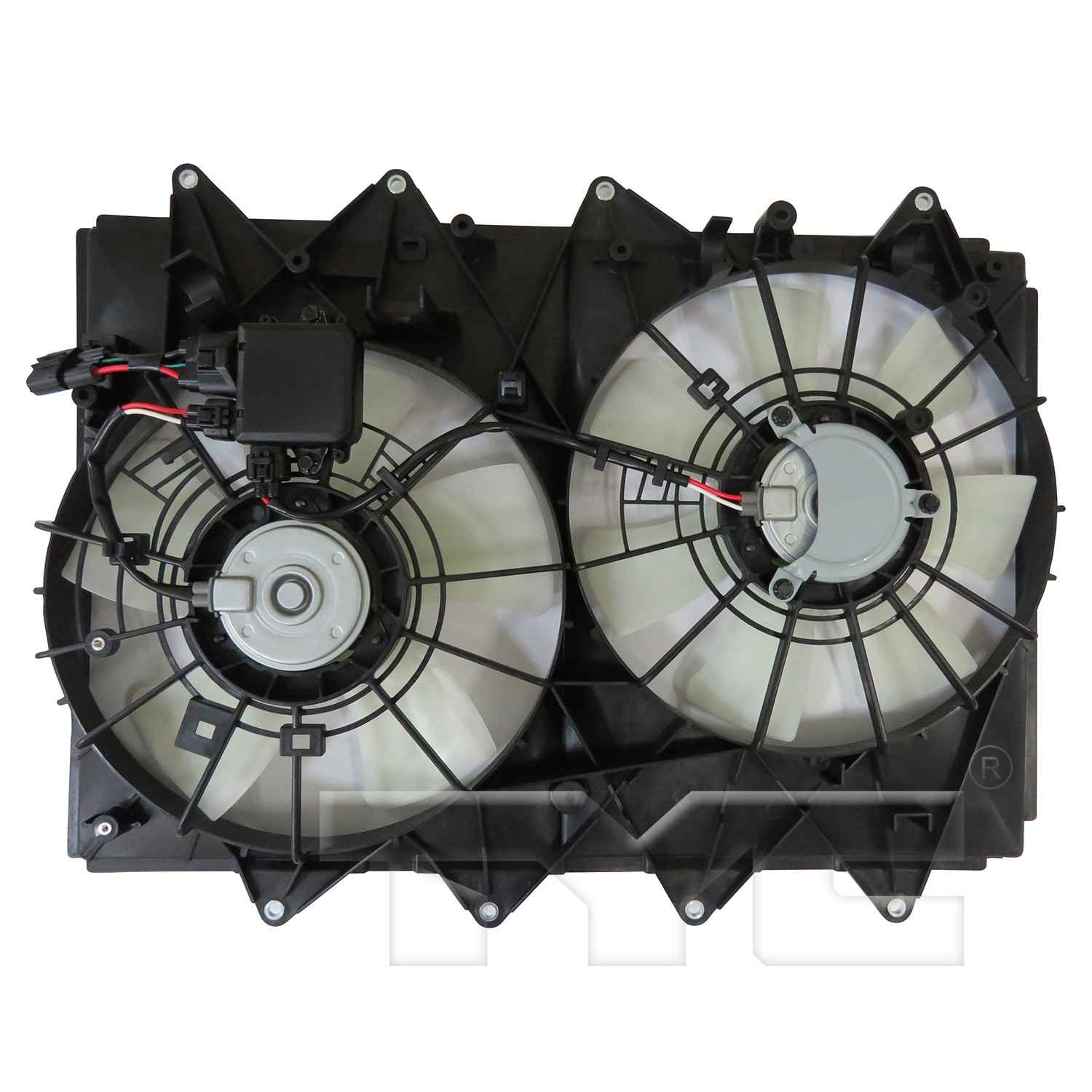 TYC Dual Radiator and Condenser Fan Assembly 626010