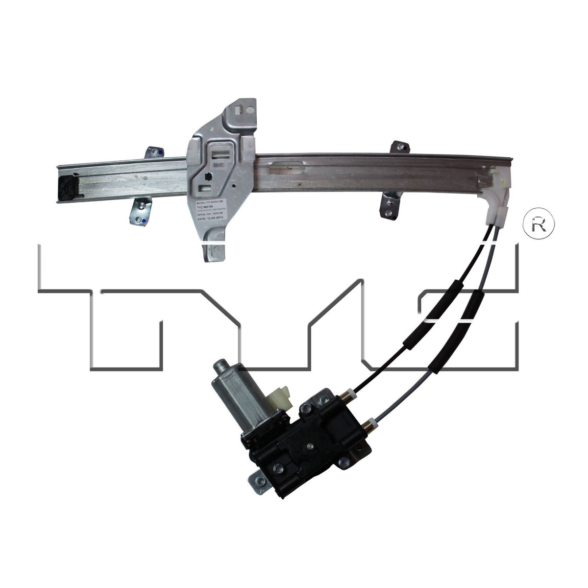 TYC Power Window Motor and Regulator Assembly 660165