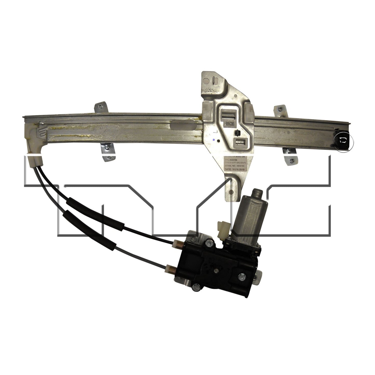 TYC Power Window Motor and Regulator Assembly 660166