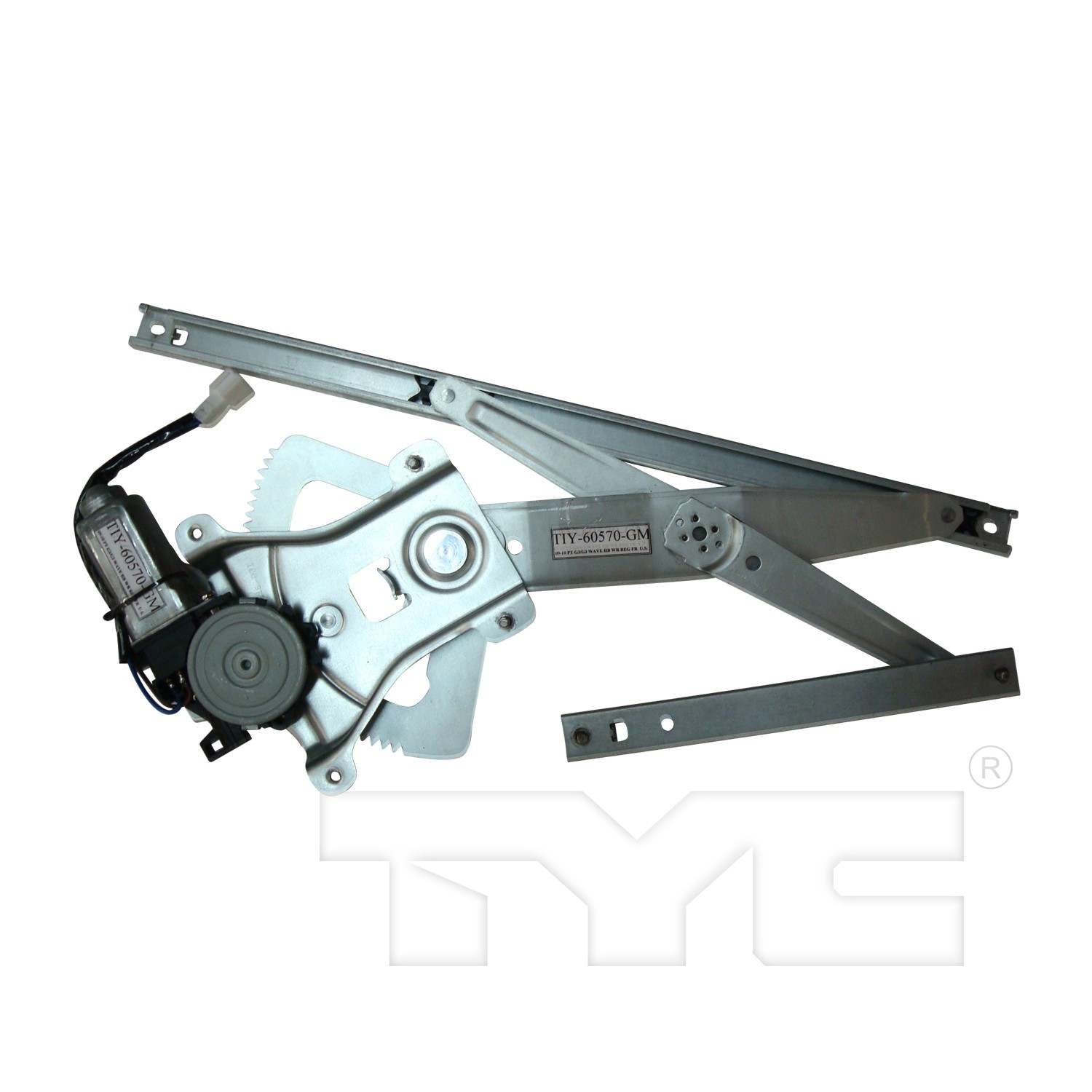 TYC Power Window Motor and Regulator Assembly 660413