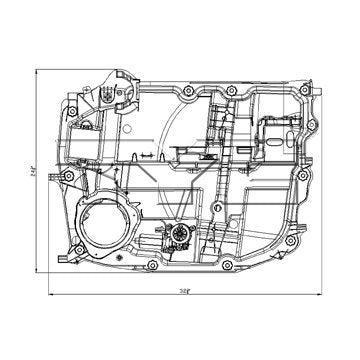 TYC Power Window Motor and Regulator Assembly 660483 image 2
