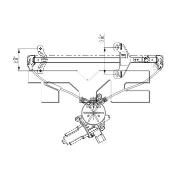 TYC Power Window Motor and Regulator Assembly 660485