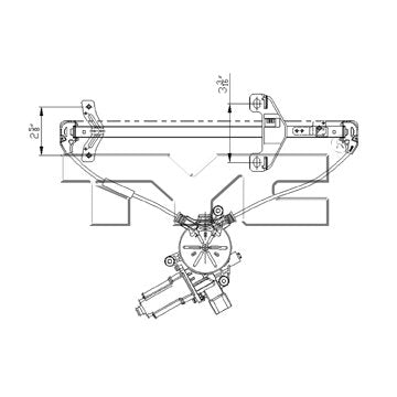 TYC Power Window Motor and Regulator Assembly 660485