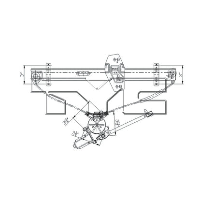 TYC Power Window Motor and Regulator Assembly 660501