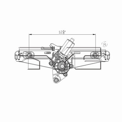 TYC Power Window Motor and Regulator Assembly 660513