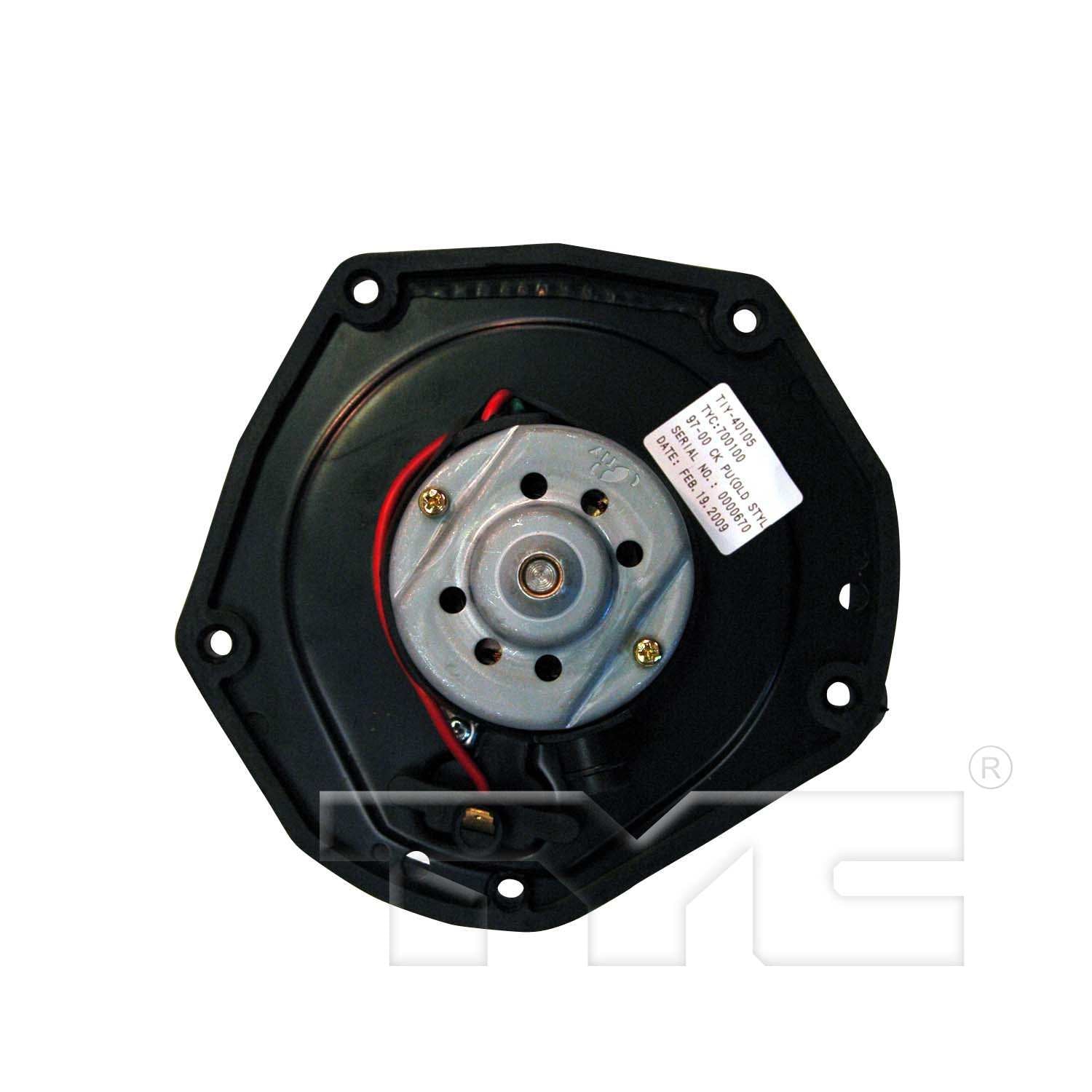 TYC HVAC Blower Motor 700100