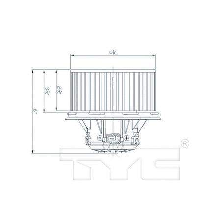 TYC HVAC Blower Motor 700263