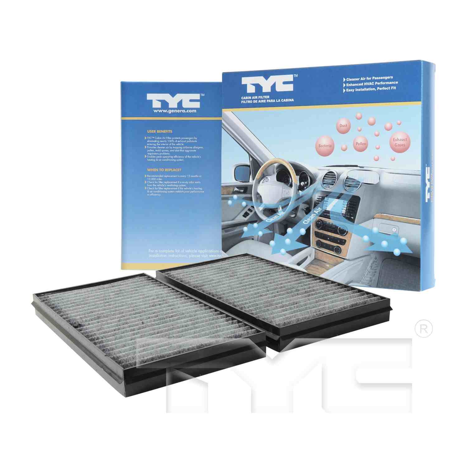 TYC Cabin Air Filter 800028C2