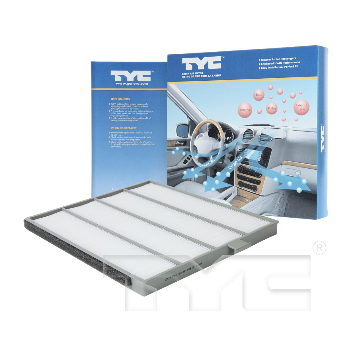 TYC Cabin Air Filter 800079P