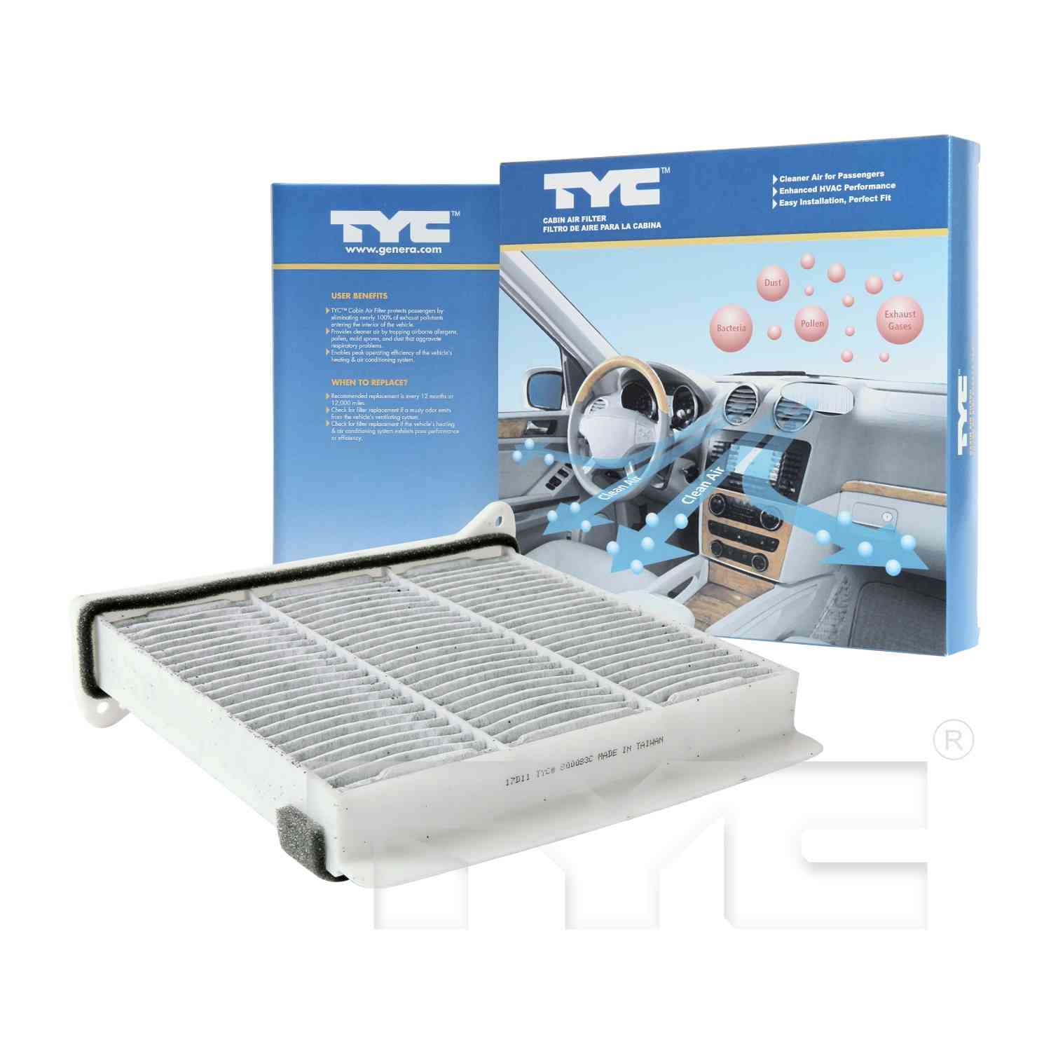 TYC Cabin Air Filter 800083C