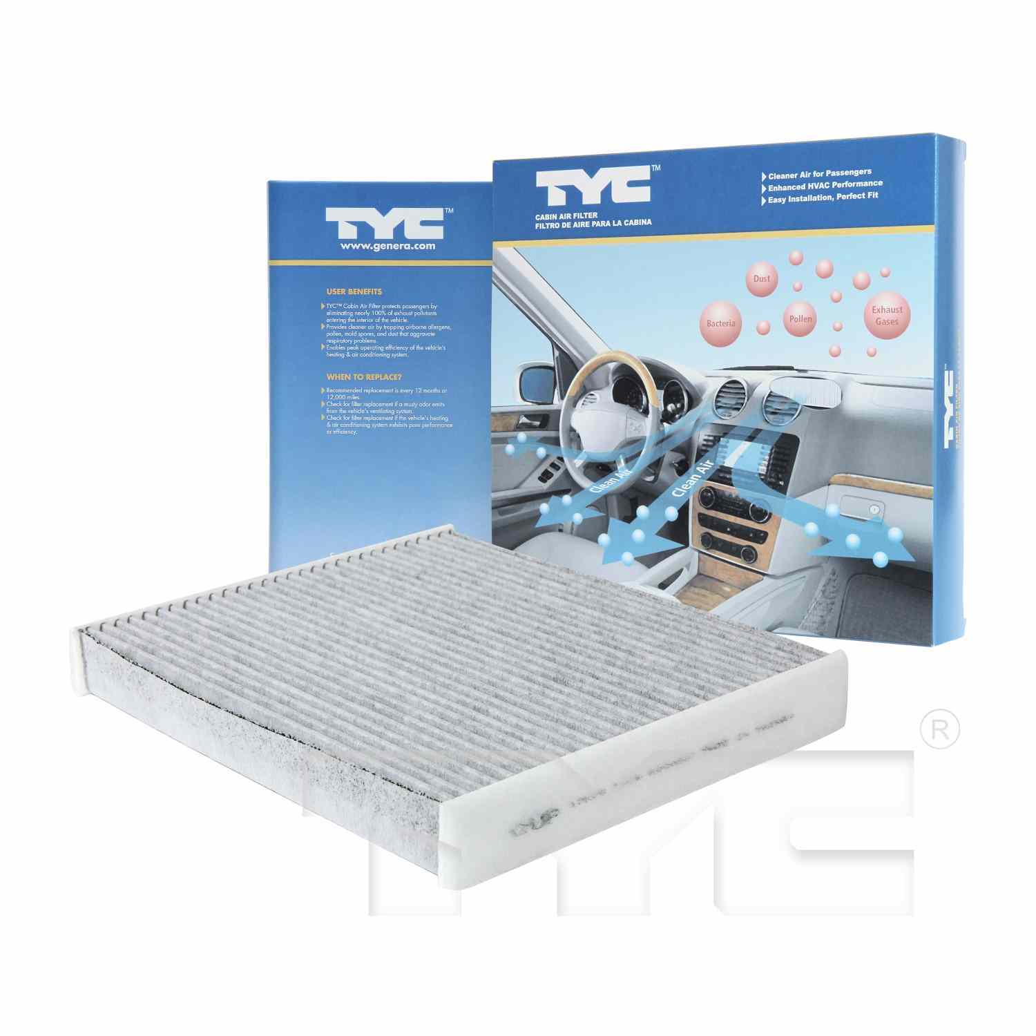TYC Cabin Air Filter 800086C