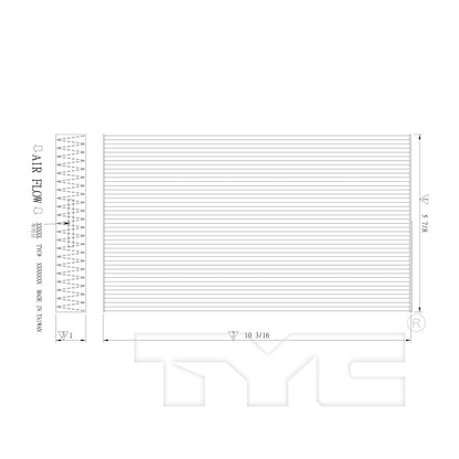 TYC Cabin Air Filter 800134P