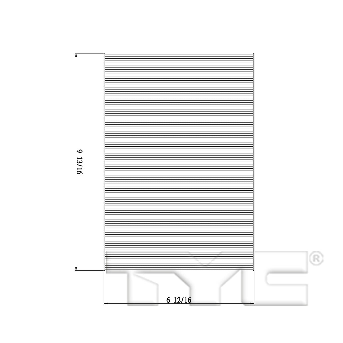 TYC Cabin Air Filter 800135P