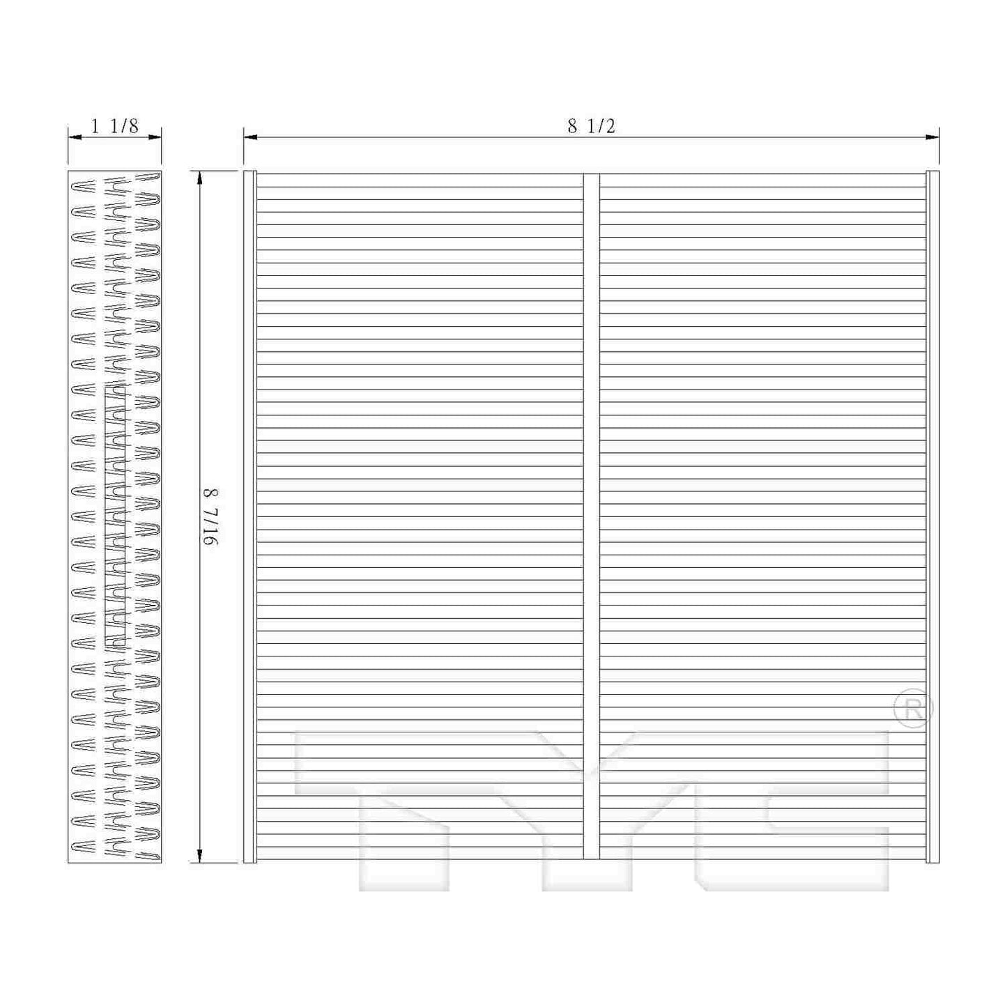 TYC Cabin Air Filter 800154C
