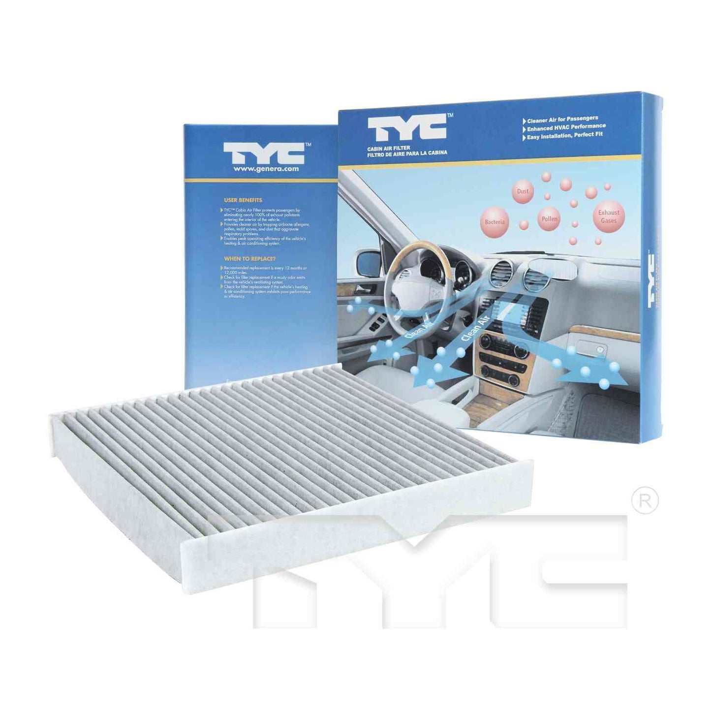 TYC Cabin Air Filter 800154C