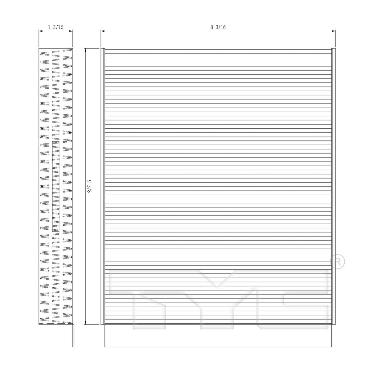 TYC Cabin Air Filter 800155C2