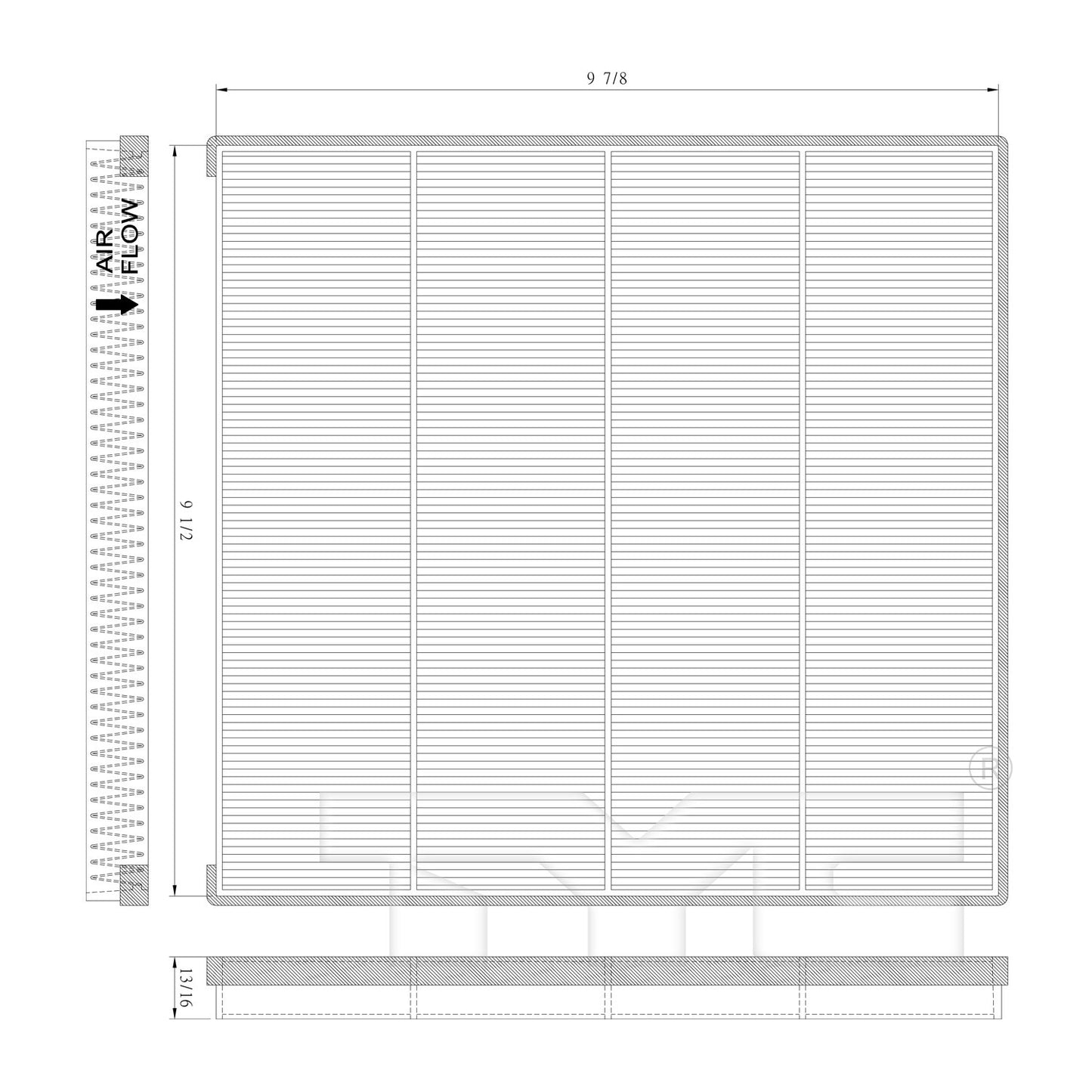 TYC Cabin Air Filter 800156P