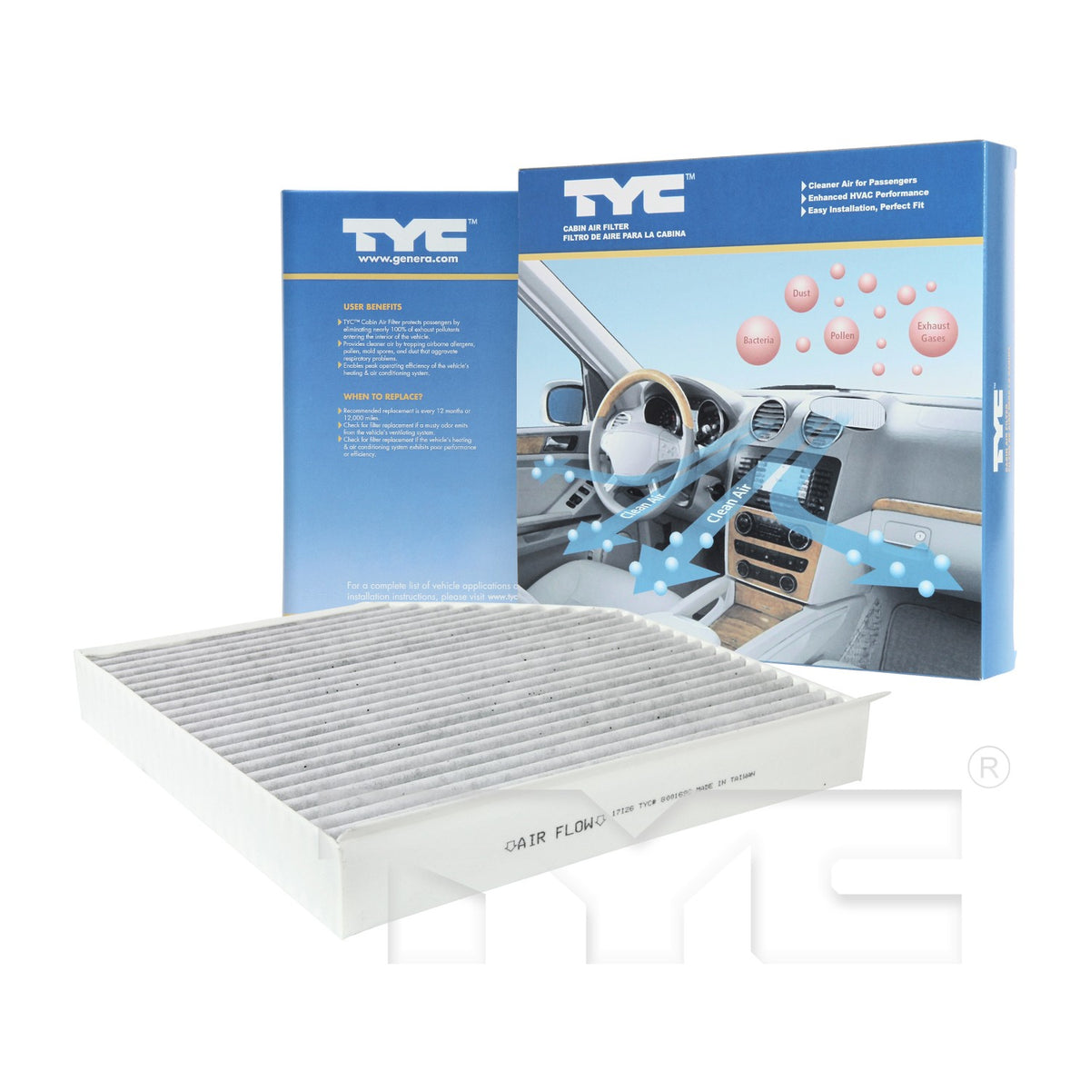 TYC Cabin Air Filter 800169C