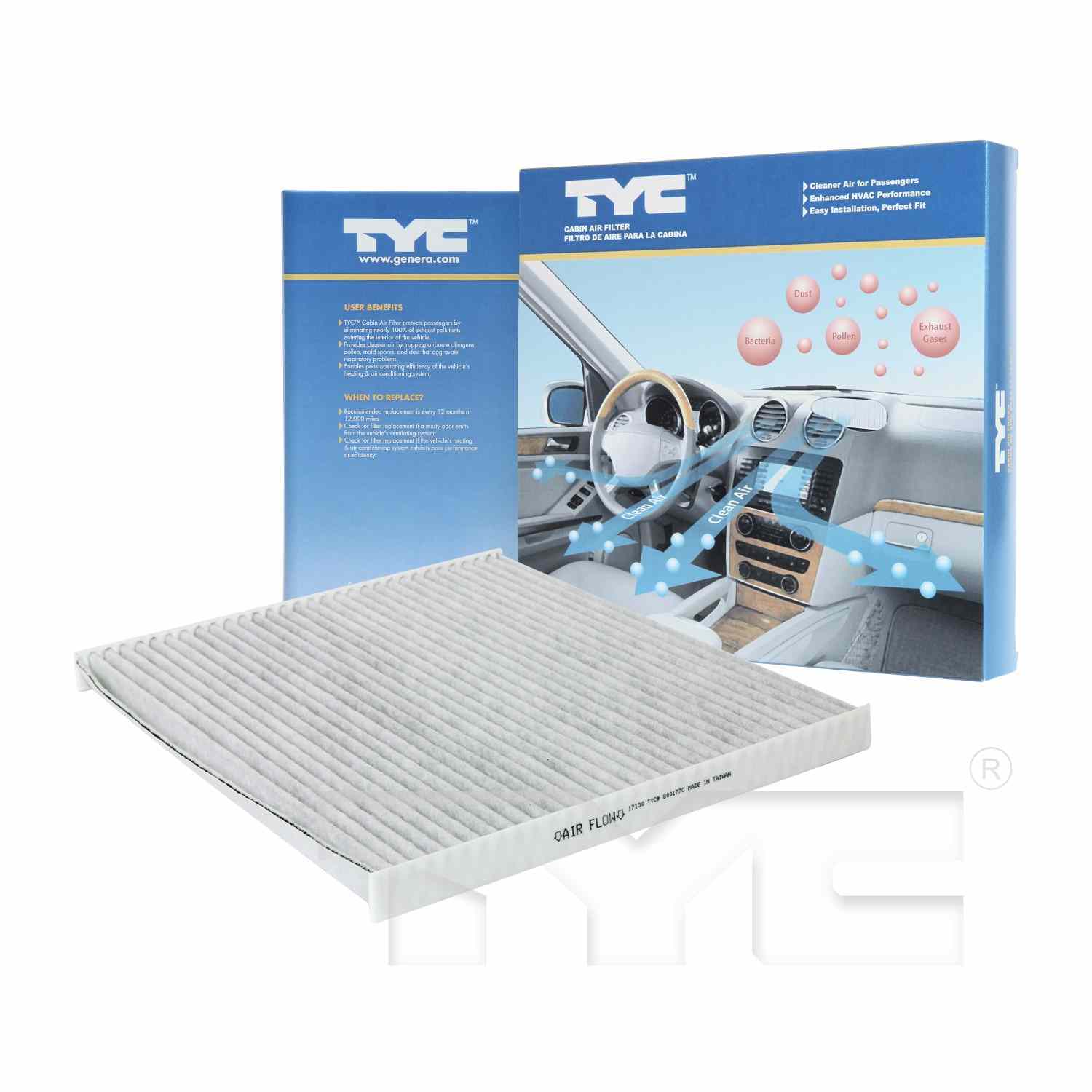 TYC Cabin Air Filter 800177C