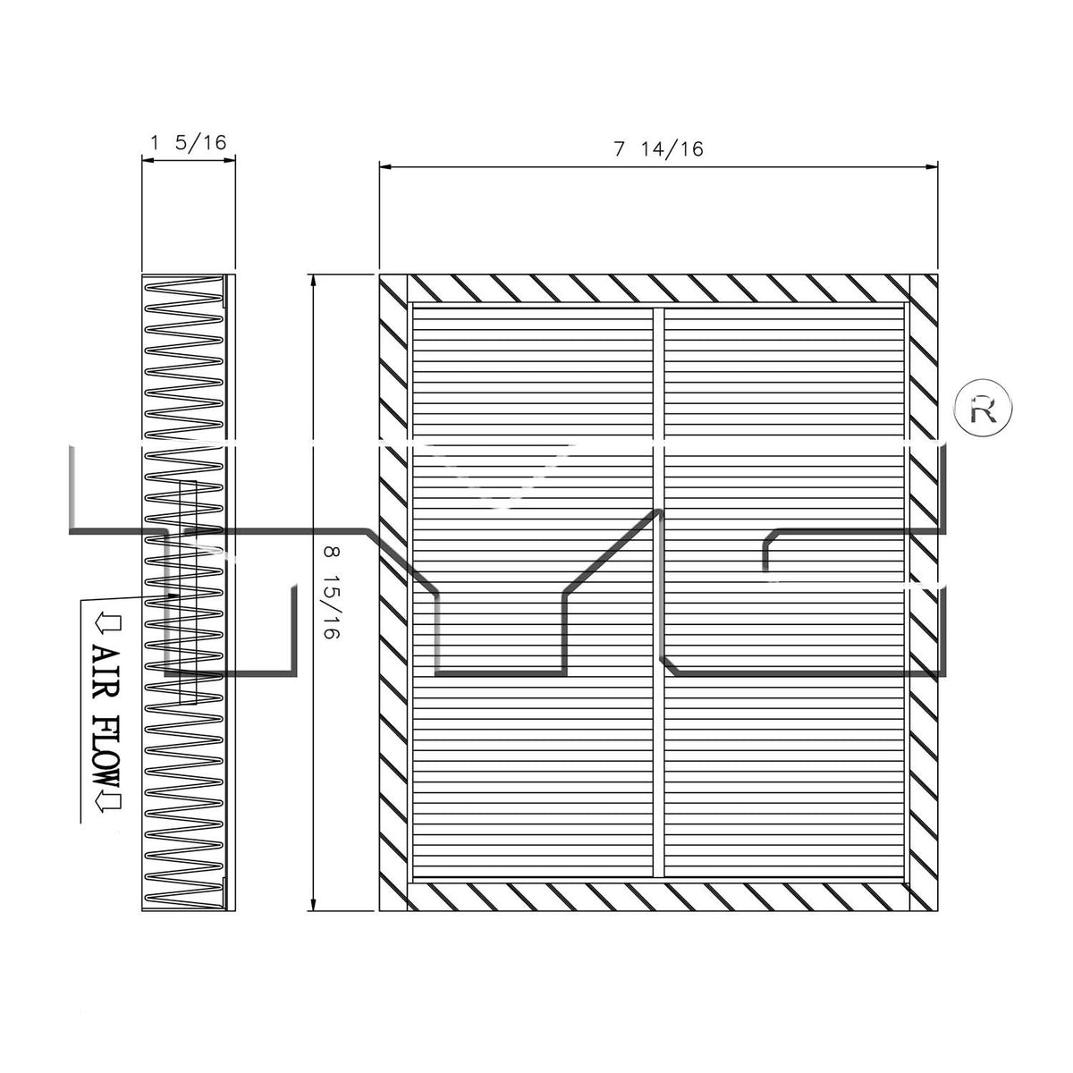 TYC Cabin Air Filter 800188C