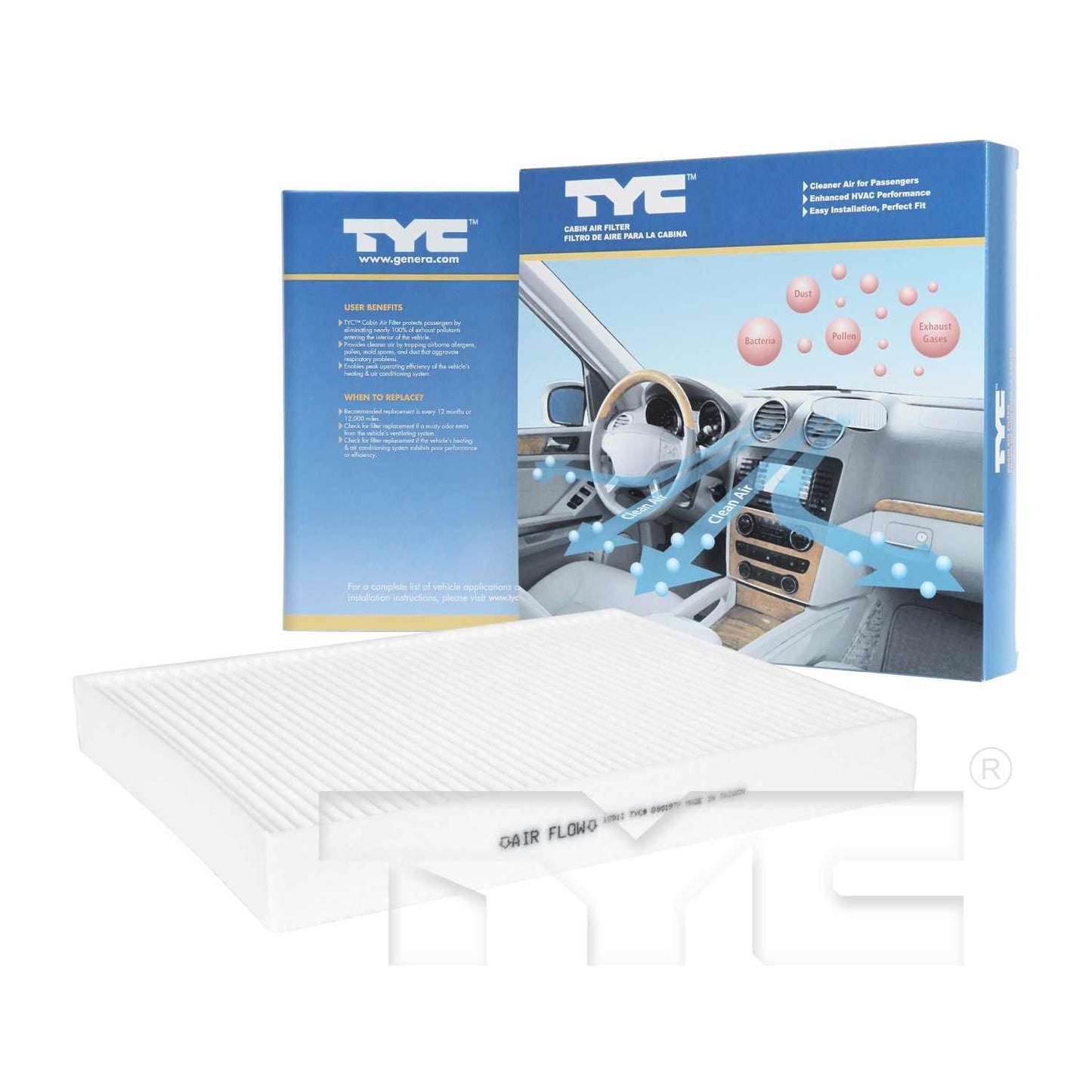 TYC Cabin Air Filter 800197P