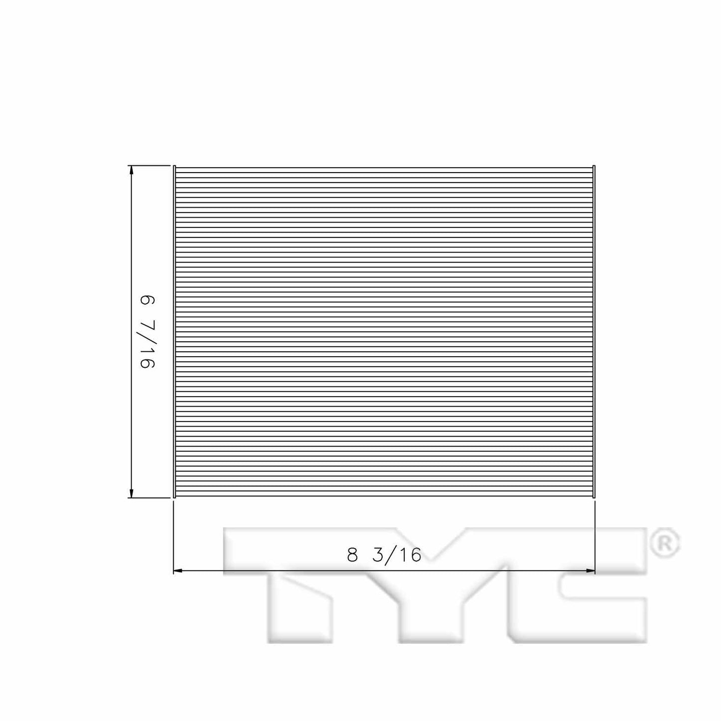 TYC Cabin Air Filter 800199P