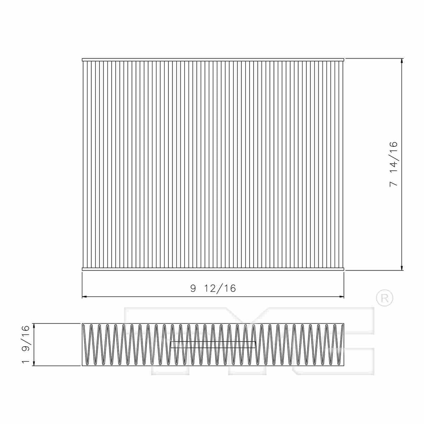 TYC Cabin Air Filter 800200C