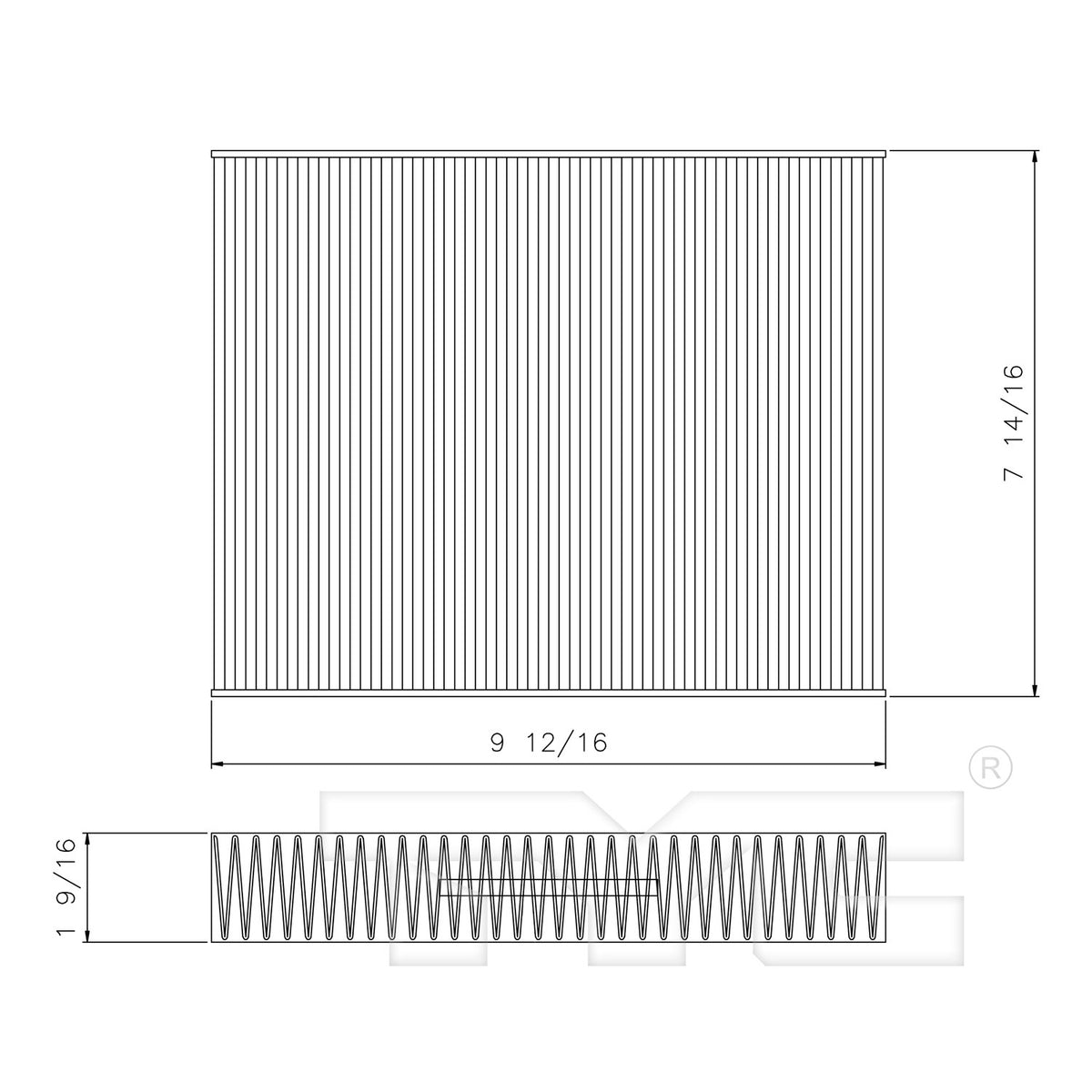 TYC Cabin Air Filter 800200C