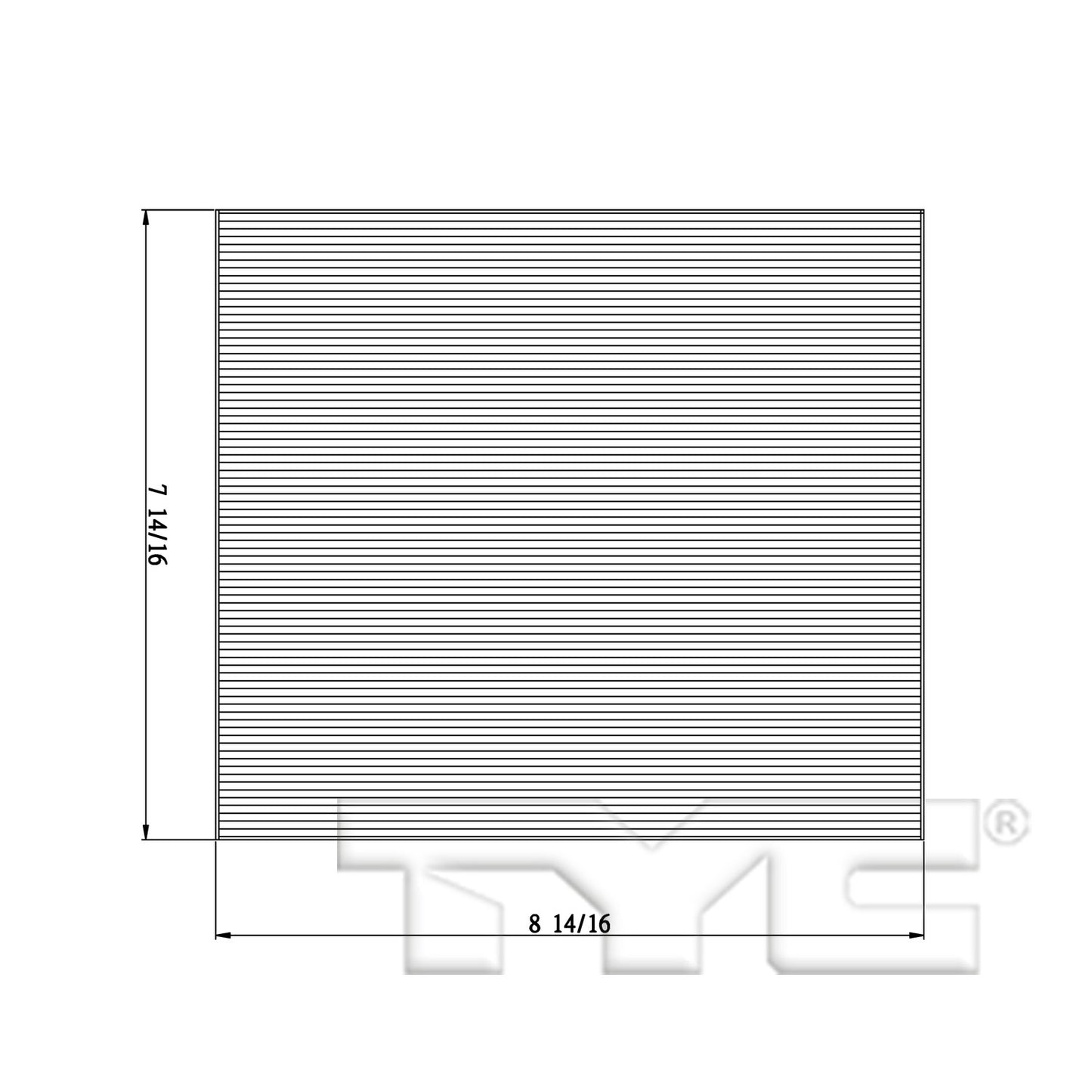 TYC Cabin Air Filter 800205P
