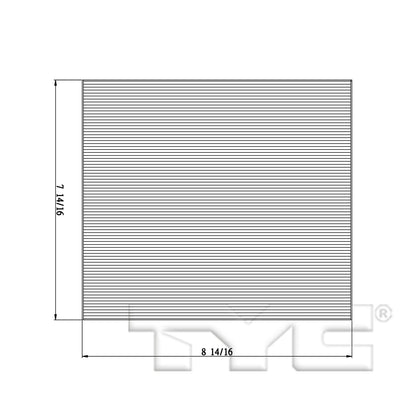 TYC Cabin Air Filter 800205P