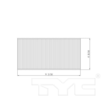 TYC Cabin Air Filter 800209C2