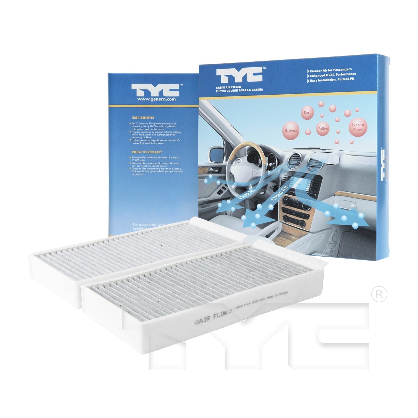 TYC Cabin Air Filter 800209C2