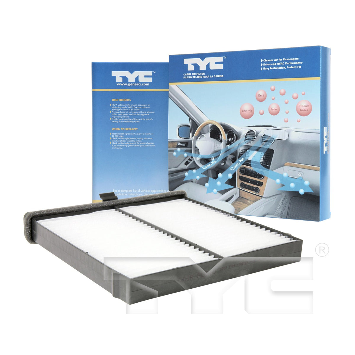 TYC Cabin Air Filter 800211P